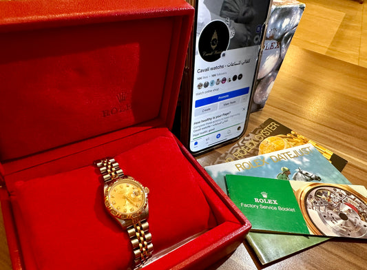 Rolex Datejust 18k gold Diamond